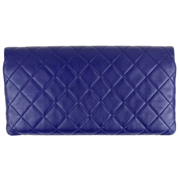 CHANEL Matelasse CC Lambskin Purple Clutch Bag - Picture 3 of 7